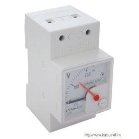   TRACON ACVMS-25 Sínre pattintható analóg váltakozó áramú voltmérő 25V AC