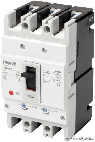 AKM1-40 Kompakt megszakító 3P,40A,Ir=(0,8-1,0)In, 400/415V, 50/60Hz, Icu=36kA, Ics=25kA