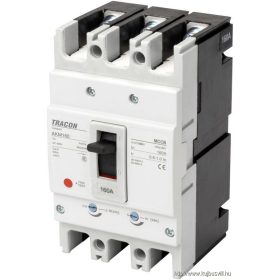   TRACON AKM1-63 Kompakt megszakító 3P,63A,Ir=(0,8-1,0)In, 400/415V, 50/60Hz, Icu=36kA, Ics=25kA
