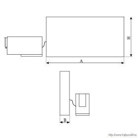   TRACON AKM34AL Kioldásjelző kapcsoló AKM3,AKM4 méret 1NO, 1NC