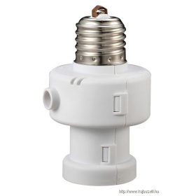   TRACON ALK-472 Alkonykapcsolós foglalat beépített kikapcsolás-időzítővel 230V, 50 Hz, E27, 1/2/4/8/12 h, 5-15lux, IP20