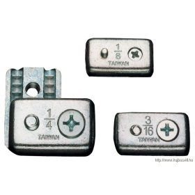   TRACON AMAX3 Sodronyszorító bilincs, acélmax, acél d=3mm (1/8coll), M3