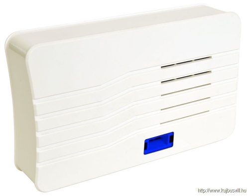 TRACON BELLW2-2V1 Vezeték nélküli csengő, téglalap alakú, 2 adó, 1 vevő 3×AA, 1×CR2032, IP44, 100m, 10 music