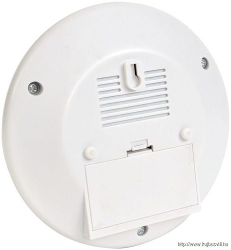 TRACON BELLW3-1V1 Vezeték nélküli csengő, kerek, 1 adó, 1 vevő 2×AA, 1×CR2032, IP44, 100m, 32 music