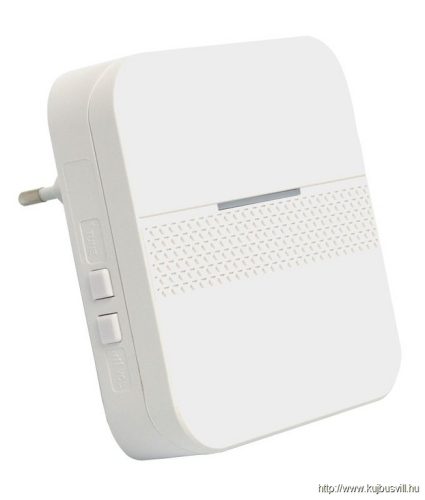 TRACON BELLW5-1V1 Vezeték nélküli csengő (kinetikus) 230 VAC; IP44; 100 m; 16 music; 82 dB