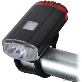   TRACON BLCR2W LED biciklilámpa, első-hátsó világítással 2W, 5000K, 3,7 V / 800 mAh, 150lm, IP54, 2/5h
