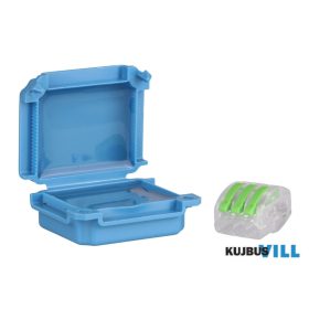   TRACON BOXW2 Vízálló műanyag doboz, kék 45x37x24mm, IPX8