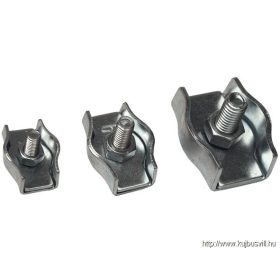   TRACON BSZ1-6 Sodronyszorító bilincs, szimpla, acél d=6mm, M6