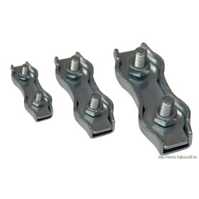   TRACON BSZ2-5 Sodronyszorító bilincs, dupla, acél d=5mm, M5