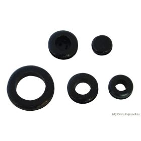   TRACON BV3225 Kábelbevezető, nyitott, gumi B=31,7mm, C=25mm