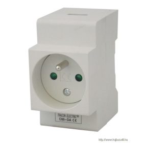   TRACON C60-DA Sorolható csatlakozó aljzat, csapos védőérintkezővel 230V, 16A, 2P+E