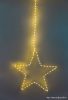 CHRSTHM84WW LED karácsonyi ablakdísz, csillag, elemes
