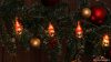CHRSTSCA10WW LED karácsonyi lánc, manó, elemes X22069