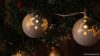 CHRSTSFBW10WW LED karácsonyi lánc, gömb, hópehely, fehér, elemes