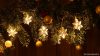 CHRSTSFWM10WW LED karácsonyi lánc, hópehely,fehér, fém, elemes X22056
