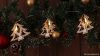 CHRSTTRW10WW LED karácsonyi lánc, fenyő, szarvas, fa, elemes