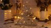 CHRTRGS15GWW LED karácsonyi fenyő, arany, fém, elemes X22039