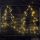 CHRTRWD60WW LED karácsonyi ablakdísz, fenyőfa, elemes
