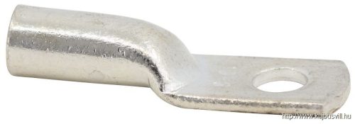 CLH10-6 Szigeteletlen szemes csősaru,ónozott elektrolitréz 10mm2, M6, (d1=6.0mm, d2=6.2mm)