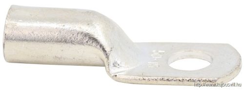CLH50-12 Szigeteletlen szemes csősaru,ónozott elektrolitréz 50mm2, M12, (d1=10.8mm, d2=12.5mm)