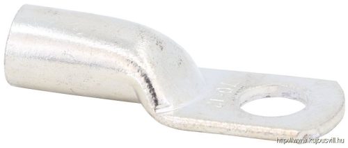 CLH70-8 Szigeteletlen szemes csősaru,ónozott elektrolitréz 70mm2, M8, (d1=12.6mm, d2=8.4mm)