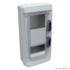 CMB1 1F Fogyasztásmérő szekrény, almérőhöz 1×5mod+100×80, H×W×D=350×170×100mm, IP65, IK10