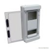 CMB1 1F Fogyasztásmérő szekrény, almérőhöz 1×5mod+100×80, H×W×D=350×170×100mm, IP65, IK10