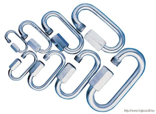 CSKARA3,5 Karabiner, csavaros, acél d=3,5mm, 420N