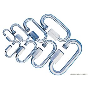 TRACON CSKARA7 Karabiner, csavaros, acél d=7mm, 2550N