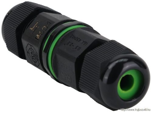 TRACON CST15B Tömítőszelencés kábeltoldó 0.5-1.5 mm2, IP68, PA6.6, 3P, 450VAC, 16A