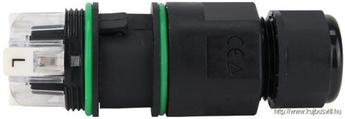 TRACON CST25F Tömítőszelencés kábeltoldó, nyitható gyorskapcsokkal 3×1-3×2.5 mm2, IP68, PA6.6, 3P, 250VAC, 16A