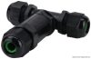 CST4-T3P Tömítőszelencés kábeltoldó, T-elágazó 0.5-4 mm2, IP68, PC+PA6.6, 3P, 450VAC, 24A