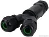 CST4-Y3P Tömítőszelencés kábeltoldó, Y-elágazó 0.5-4 mm2, IP68, PC+PA6.6, 3P, 450VAC, 24A