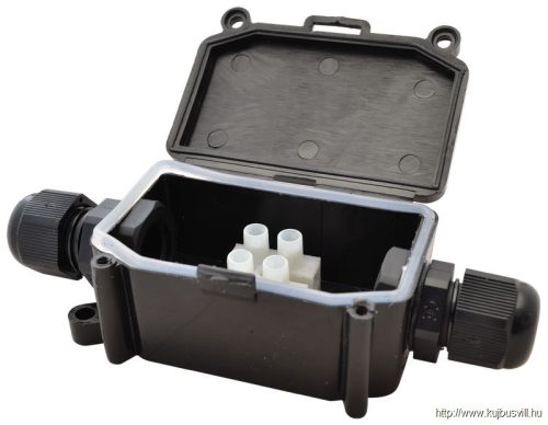 TRACON CSTBOX Kábeltoldó doboz 3×1,5 mm2, IP68, PA6.6