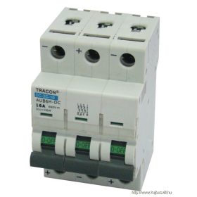   TRACON DC-3C-13 Egyenáramú kismegszakító PV rendszerekhez, 3 pólus, C kar. 13A, 660V DC