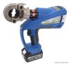 DK60E Elektro-hidraulikus présszerszám 11 bélyeggel, hordtáskában 16-300mm2, 4900g, 60kN, 350°, 2× Li-ion, 18V, 4000mAh