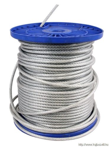 TRACON DKOT3 Drótkötél PVC bevonattal, 3-as 3mm, PVC