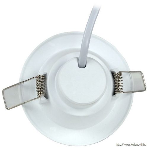 TRACON DLC2,5NW Kompakt beépíthető LED mélysugárzó 230VAC, 2,5W, 4000K, 220lm. IP20,D=92mm, EEI=F