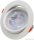 DLCOB9NW Beépíthető álmennyezeti LED lámpatest, forgatható 200-240 V, 50Hz, 9W, 4000K, 630lm, 38°, IP20,D=115mm, EEI=G
