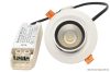 DLCOBA10W Beépíthető álmennyezeti LED lámpatest, forgatható 200-240VAC, 10 W, 800 lm, 4000 K, IP40, EEI=G