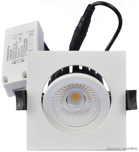DLNCOBD13W Négyzet alakú LED mélysugárzó,forgatható 230 V, 50Hz, 13W, 4000K, 1210lm, 60°, IP65, EEI=F
