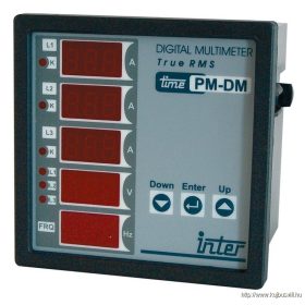   TRACON DTT-3 Digitális többfunkciós táblaműszer relé kimenettel 96×96mm