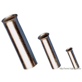   TRACON E08NR Szigeteletlen érvéghüvely, ónozott elektrolitréz 10mm2, L=12mm