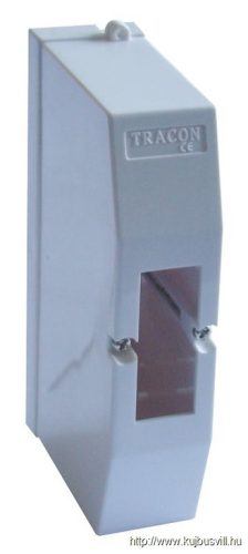 EDFK-1/1ANP Falon kívüli elosztódoboz, ajtó nélkül, zárópecsételhető 1×1 modul, IP40, (H×W×D=140×35×60mm)