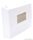 EDFK-8/1ANP Falon kívüli elosztódoboz, ajtó nélkül, zárópecsételhető 1×8 modul, IP40, (H×W×D=160×180×60mm)