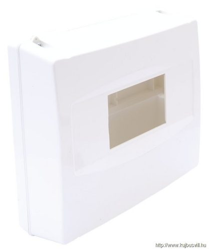 EDFK-8/1ANP Falon kívüli elosztódoboz, ajtó nélkül, zárópecsételhető 1×8 modul, IP40, (H×W×D=160×180×60mm)