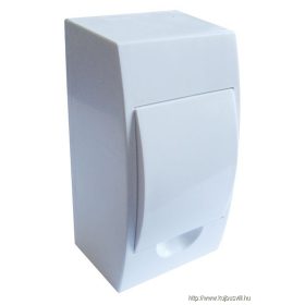   TRACON EDFKN-4/1 Falon kívüli elosztódoboz, fehér ajtóval, N/PE sínnel 1×4 modul, IP40, (H×W×D=200×112×92mm)
