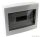 EDFKS-12/1 Falon kívüli elosztódoboz, füstszínű-sík ajtóval, NPE nélkül 1×12 (12) modul, IP40, (H×W×D=260×330×92mm)