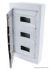 EDFKS-12/3 Falon kívüli elosztódoboz, füstszínű-sík ajtóval, NPE nélkül 3×12 (36) modul, IP40, (H×W×D=570×330×100mm)