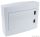 EDFKSN-12/1 Falon kívüli elosztódoboz, fehér-sík ajtóval, NPE nélkül 1×12 (12) modul, IP40, (H×W×D=260×330×92mm)